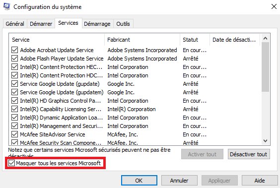 3-Désactiver la mise à jour automatique de Chrome dans Windows 10